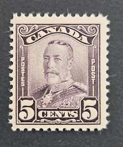 1928 Canada 5c Stamp. KGV. Violet. MNH. Fine/very fine. - Picture 1 of 3