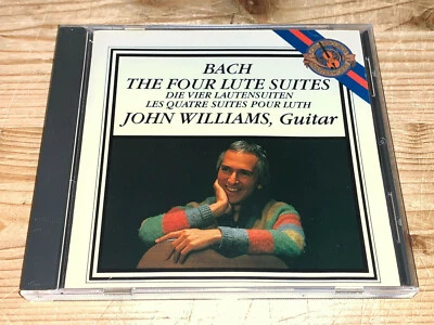 Bach The Four Lute Suites JOHN WILLIAMS Guitar ORIG 1986 CBS JAPAN CD MK 42204 - Image 1 of 4