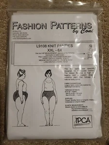 Fashion Patterns By Coni L9108 Knit Panties FF - Picture 1 of 2