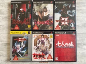 SONY PS2 Devil May Cry 1 2 3 & Special edition & 7 Blades & Seven Samurai set - Picture 1 of 16