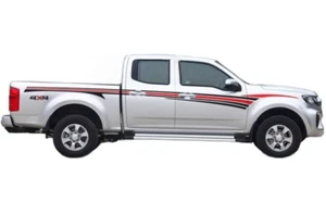 Car Side Door Sticker For ISUZU D-MAX Graphics Waist Line Stripe Trunk Bed Decal - Picture 1 of 4