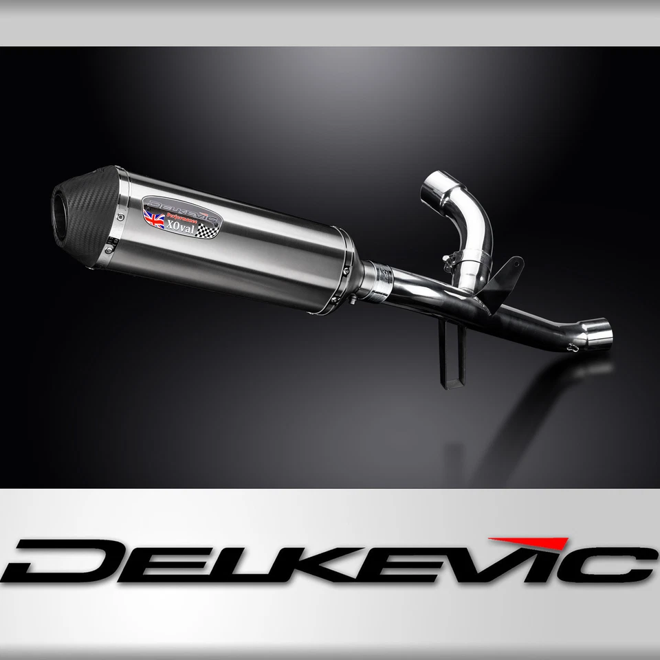 Ducati Multistrada 950 17-21 Slip On 13.5" X-Oval Stainless Exhaust Muffler Kit - Image 1 of 4