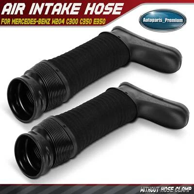 2x Manguera de conducto de admisión de aire izquierda y derecha para Mercedes-Benz W204 C300 C350 W212 E350 Foto 1 de 4