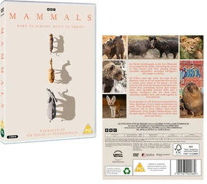 MAMMALS (2024): David Attenborough - BBC TV Season MiniSeries - NEW Eu Rg2+4 DVD - Picture 1 of 1