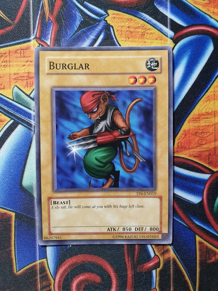 Yugioh Burglar TP6-EN019 NM/MINT Common Tournament Pack - Image 1 of 1