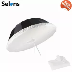 Selens 51" Parabolic Reflective Umbrella Softbox w/Diffuser Photo Studio Flash - Picture 1 of 12