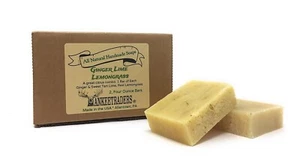 YANKEETRADERS Ginger Lime & Lemongrass - Natural, Vegan, Soap / 2, 4 oz bars - Picture 1 of 2