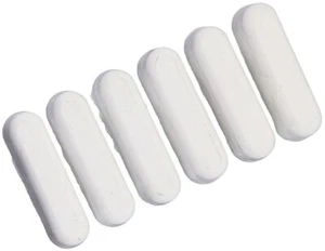 Marbles White Rouge Compound Medium Cut 6 Pieces aluminum Bulk Packed - J-154 - Picture 1 of 1