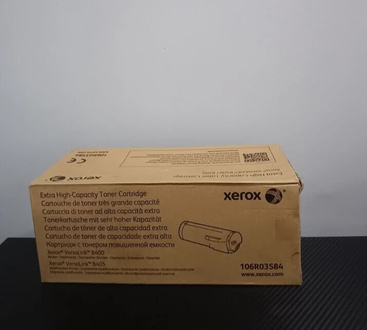 Cartucho de toner preto Xerox 106R03584 capacidade extra alta B400 - Imagem 1 de 1