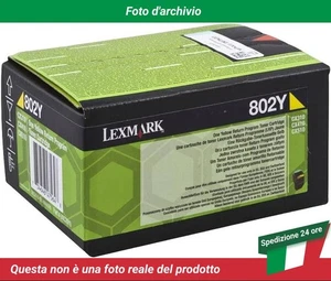 80C20Y0 Lexmark CX-310n Cartuccia del Toner Giallo - Zdjęcie 1 z 4