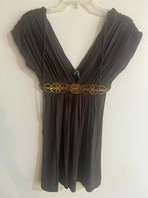 Новый с Ярлыками небо бренд женщин маленький верхний туника розового золота стразы блузка без рукавов - Изображение 1 из 4