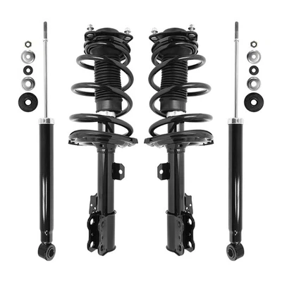 Front Complete Strut Assemblies & Rear Shocks for 2011-2017 Toyota Sienna FWD Foto 1 de 3