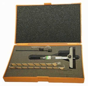 Micrómetro medidor de profundidad Mitutoyo 129-127 con estuche base de 2,5" y yunque extra - Imagen 1 de 11