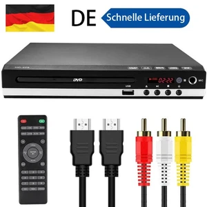 🔥2025 DVD Player HDMI TV Region Free USB Mini Player mit Kabel & Fernbedienung - Bild 1 von 15