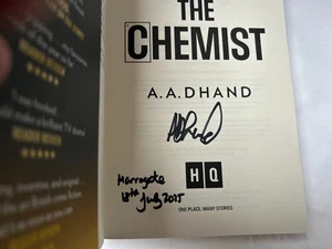 A A DHAND - The Chemist SIGNED 1/1 Hb - 2025 - STAND ALONE CRIME THRILLER - Picture 1 of 2