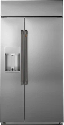Cafe CSB48YP2NS1 48"Counter Depth Built-In Side by Side Smart Refrigerator - Image 1 of 4