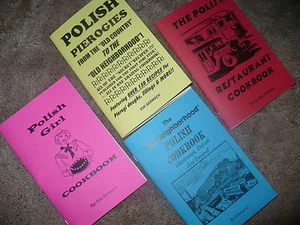 POLISH COOKBOOK LOT - 4 rare recipe books Pierogies, Old Neighborhood MUST SEE!! - Picture 1 of 1
