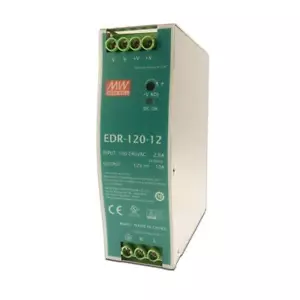 MEAN WELL EDR-120-12 Singolo Uscita din Ferroviario Potenza Fornire 12V 10A 120W - Bild 1 von 2
