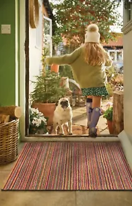 Hug Rug Candy Bright Plain Dirt Trapper Door Mat & Machine Washable - Picture 1 of 11