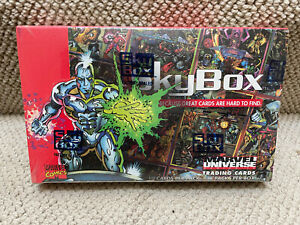 HOT! 1993 SkyBox Marvel Universe Series IV (4) Factory Sealed Comic Cards Box 