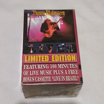 Yngwie Malmsteen - live 1999 LIMITED EDITION  3x original indonesia tapes NEW - Image 1 of 4