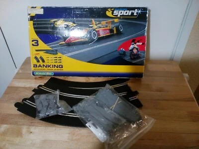 Scalextric Banking Advance Track System nuevo.  Caja antigua de almacenaje Foto 1 de 2