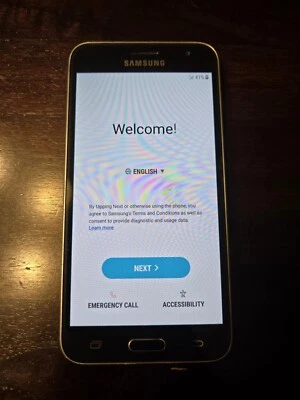 Samsung SM-J320V Galaxy J3 6V Verizon 16GB Smartphone GOOD SOLD AS IS - Image 1 of 2