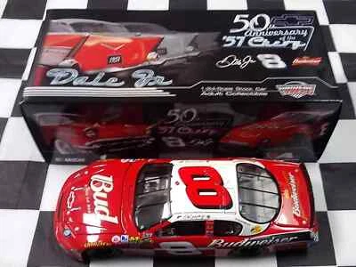 Dale Earnhardt Jr #8 Budweiser 57 Chevy 50th Anniversary 2007 1:24 NASCAR MA - Image 1 of 4
