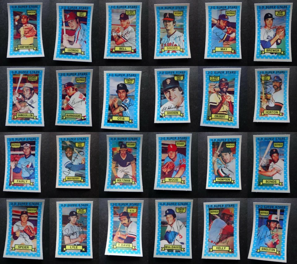 1974 Kellogg's 3-D Baseball Cards Complete Your Set You U Pick From List 1-54 - Image 1 of 1