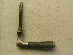 alte Türklinke,Türdrücker,Türklinke,Klinke,Messing,vernickelt,alt,gebraucht - Bild 1 von 9