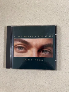 TONY VEGA " SI ME MIRAS A LOS OJOS " RARE SALSA CD ORIGINAL PLAYED - Picture 1 of 3