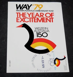 AUST 1979 WEST AUSTRALIA 150TH ANN MAXICARD EXCELENTE ESTADO - Imagen 1 de 1