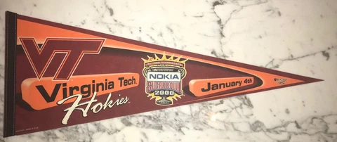 VIRGINIA TECH 1999 SUGAR BOWL PENNANT Cover