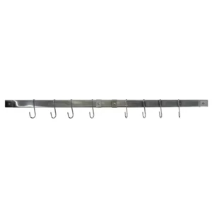 Range Kleen Expanding Bar Pot Rack in Stainless Steel Holds up to 20 lbs. - Picture 1 of 3