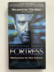 Fortress Christopher Lambert VHS 1993 Demo Screener Tape Canada Sealed - Picture 1 of 7
