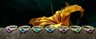 Regalo Anillos Plata Esterlina Talla 8 Unisex Cristal Swarovski Joyería Fina OFERTA Foto 1 de 2