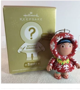 2011 Hallmark - Aloha Frosty Penguin - Adorno de misterio de recuerdo - caja abierta - Imagen 1 de 1