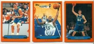 NBA-BASKETBALL INSERT TRADING CARD LOT-1999-TOPPS-DALLAS MAVERICKS-3 CARDS-GREEN - Picture 1 of 2