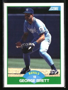 George Brett 1989 Score #75 Baseball Card