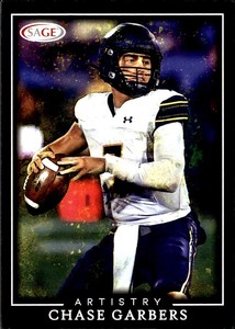 2022 SAGE Artistry #38 Chase Garbers EX+