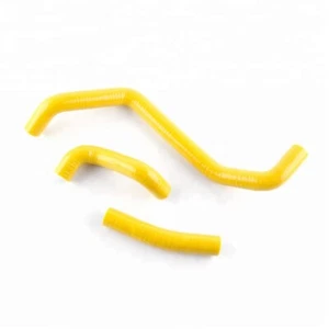 For Can-Am Bombardier DS650 2000-2007 Yellow Coolant Silicone Radiator Hose Kit - Picture 1 of 7