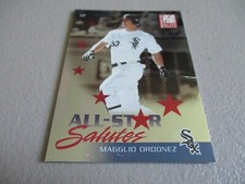 2002 Donruss Elite All-Star Salutes Magglio Ordonez Serial #1674/2001 Card #AS3