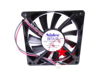 1PC NIDEC D08L-20BS5 01 20V 0.08A 8015 8CM 2-wire cooling fan - Image 1 of 4