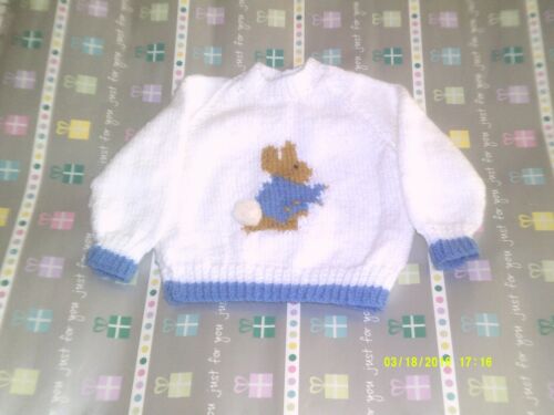 Hand Knitted Peter Rabbit Jumper all colours