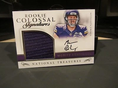 National Treasures Rookie Autograph Jersey Vikings Moritz Bohringer 70/99  2016 - Image 1 of 4