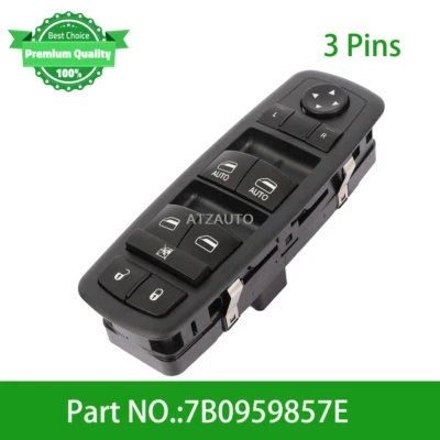 Nuevo interruptor de ventana eléctrica lado izquierdo conductor delantero para VW Routan 09-12 7B0959857E Foto 1 de 4