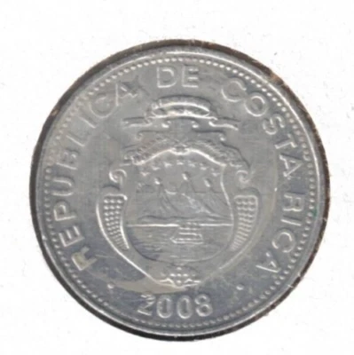 2008 Costa Rica A/Uncirculated 5 Colon Coin - Image 1 of 2