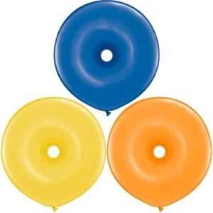 PMU 16 Inches Geo Donut Latex Balloons - Picture 1 of 12