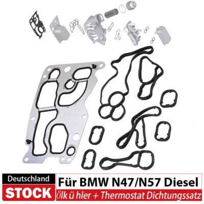 Ölkühler Dichtungssatz Für BMW F50 E90 F30 E91 F10 F11 X1 X3 X4 X5 X6 N47 N57 - Bild 1 von 4