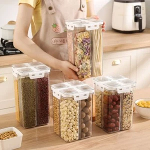 Große Kapazität Müsli-Vorrats behälter Luftdicht Versiegelte Box Haushalt - Bild 1 von 12
